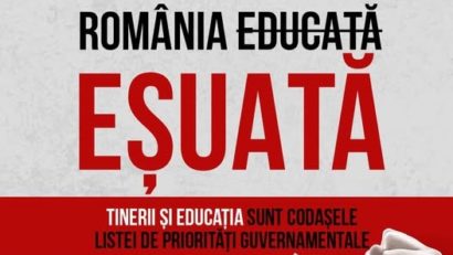 Uniunea Națională a Studenților din România: Educaţia – domeniu strategic, nu un simplu capitol bugetar