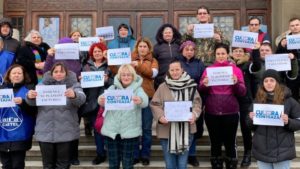 Muzeografii și bibliotecarii constănțeni au protestat, ieri, de Ziua Culturii Naționale