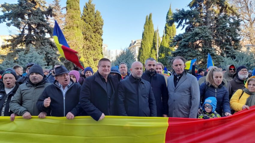 CONSTANȚA/TULCEA: Miting de protest organizat de AUR