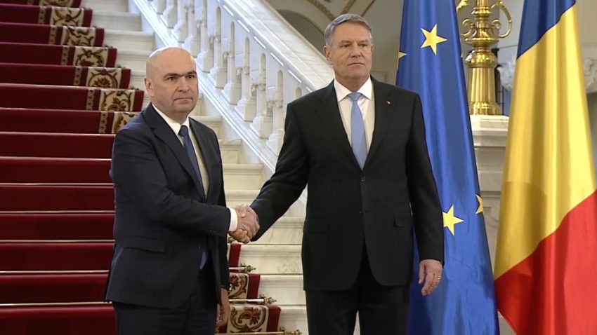 Ilie Bolojan a ajuns la Palatul Cotroceni; a început ceremonia de predare a mandatului de președinte