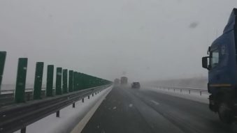 Trafic blocat pe Autostrada A2 București – Constanța, din cauza unui accident