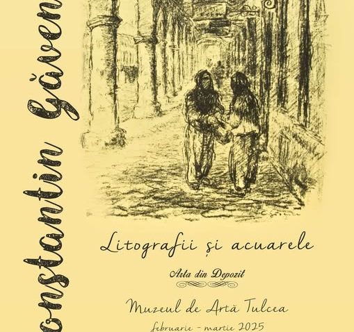 TULCEA: Acuarele și litografii semnate de Constantin Găvenea, din nou pe simezele Muzeului de Artă